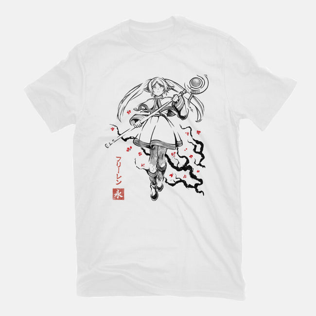 Chronicle Of Magic Sumi-E-Mens-Basic-Tee-Astrobot Invention