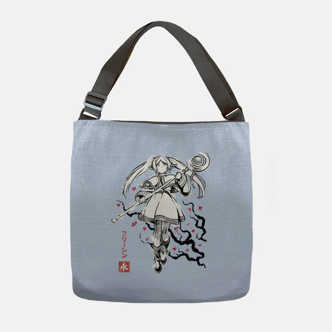 Chronicle Of Magic Sumi-E-None-Adjustable Tote-Bag-Astrobot Invention