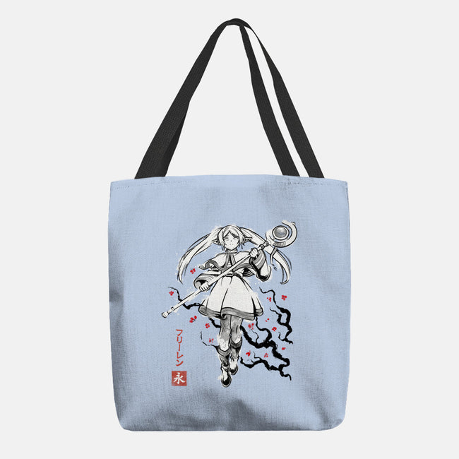 Chronicle Of Magic Sumi-E-None-Basic Tote-Bag-Astrobot Invention