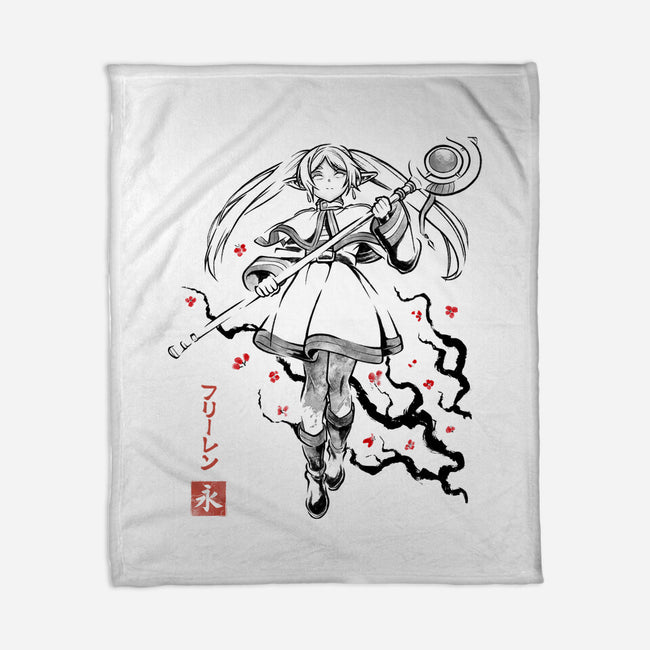Chronicle Of Magic Sumi-E-None-Fleece-Blanket-Astrobot Invention