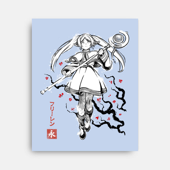 Chronicle Of Magic Sumi-E-None-Stretched-Canvas-Astrobot Invention