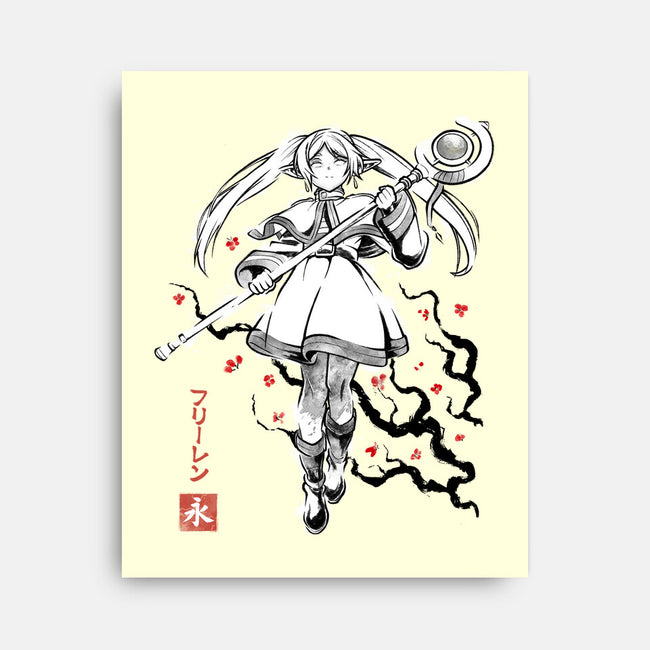 Chronicle Of Magic Sumi-E-None-Stretched-Canvas-Astrobot Invention