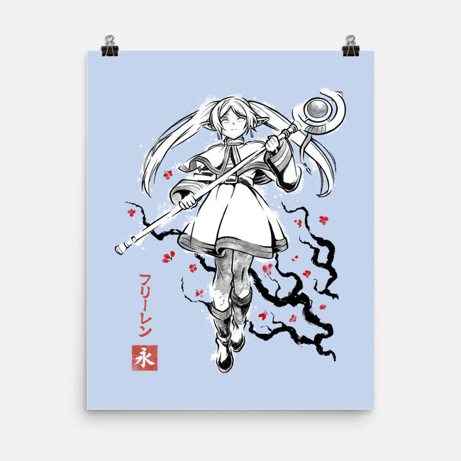 Chronicle Of Magic Sumi-E-None-Matte-Poster-Astrobot Invention