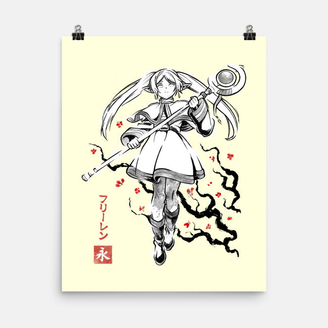Chronicle Of Magic Sumi-E-None-Matte-Poster-Astrobot Invention