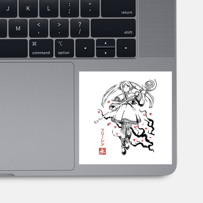 Chronicle Of Magic Sumi-E-None-Glossy-Sticker-Astrobot Invention