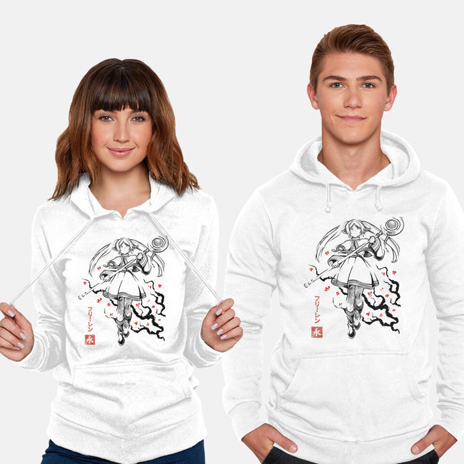 Chronicle Of Magic Sumi-E-Unisex-Pullover-Sweatshirt-Astrobot Invention