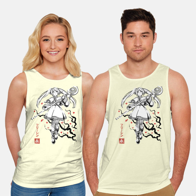 Chronicle Of Magic Sumi-E-Unisex-Basic-Tank-Astrobot Invention