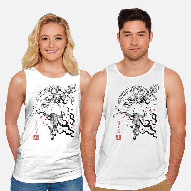 Chronicle Of Magic Sumi-E-Unisex-Basic-Tank-Astrobot Invention