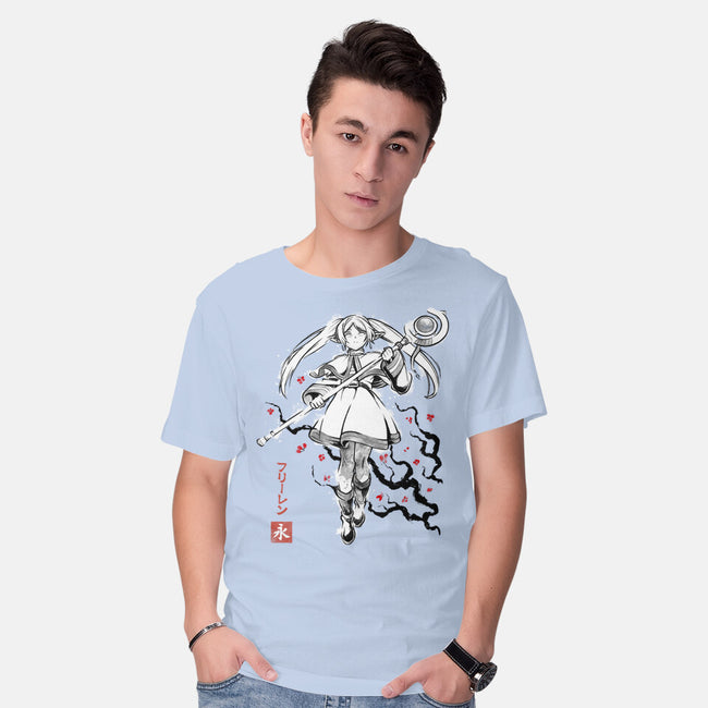 Chronicle Of Magic Sumi-E-Mens-Basic-Tee-Astrobot Invention