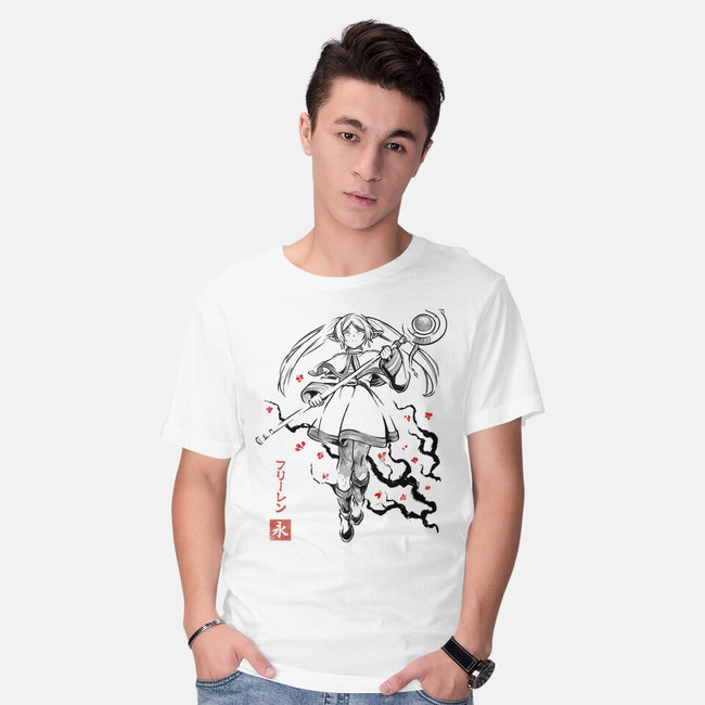 Chronicle Of Magic Sumi-E-Mens-Basic-Tee-Astrobot Invention