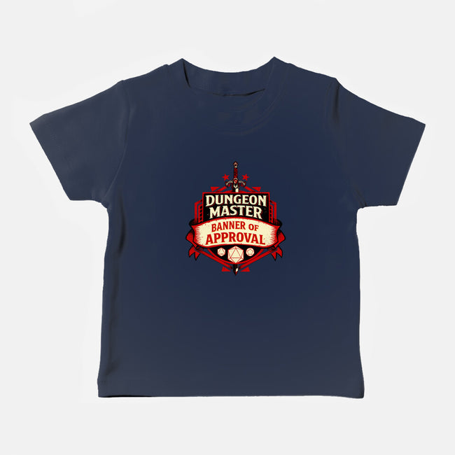The Dungeon Master Approves-Baby-Basic-Tee-DaniGuedes