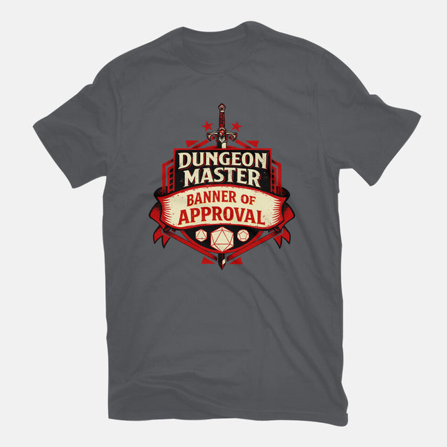 The Dungeon Master Approves-Unisex-Basic-Tee-DaniGuedes