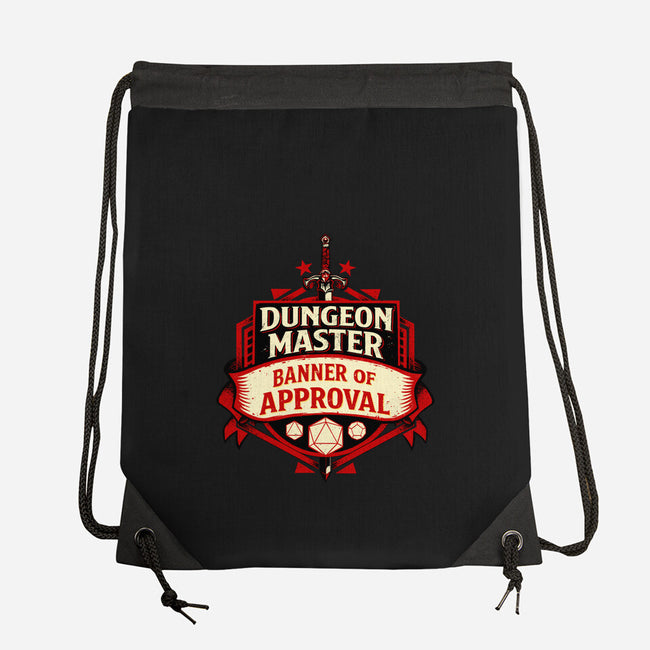 The Dungeon Master Approves-None-Drawstring-Bag-DaniGuedes