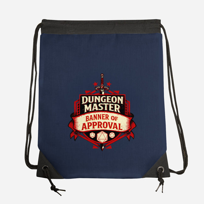 The Dungeon Master Approves-None-Drawstring-Bag-DaniGuedes