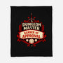 The Dungeon Master Approves-None-Fleece-Blanket-DaniGuedes