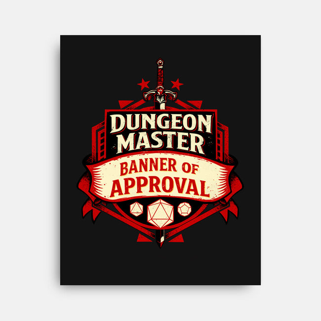 The Dungeon Master Approves-None-Stretched-Canvas-DaniGuedes