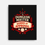 The Dungeon Master Approves-None-Stretched-Canvas-DaniGuedes