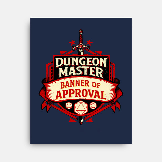 The Dungeon Master Approves-None-Stretched-Canvas-DaniGuedes