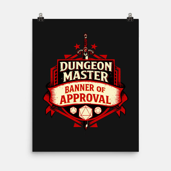 The Dungeon Master Approves-None-Matte-Poster-DaniGuedes