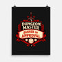 The Dungeon Master Approves-None-Matte-Poster-DaniGuedes