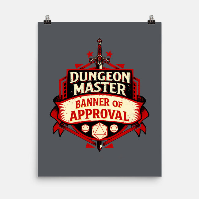 The Dungeon Master Approves-None-Matte-Poster-DaniGuedes