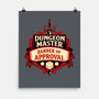 The Dungeon Master Approves-None-Matte-Poster-DaniGuedes