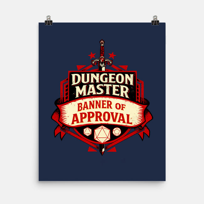 The Dungeon Master Approves-None-Matte-Poster-DaniGuedes