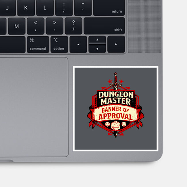 The Dungeon Master Approves-None-Glossy-Sticker-DaniGuedes