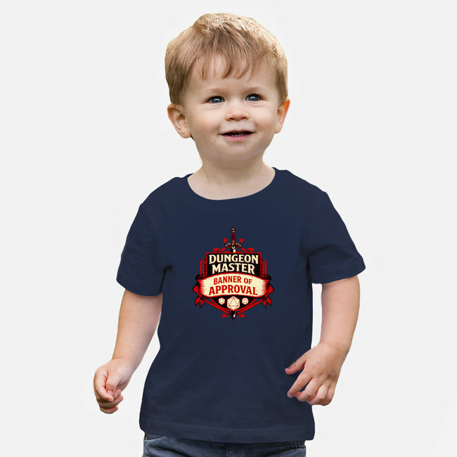 The Dungeon Master Approves-Baby-Basic-Tee-DaniGuedes