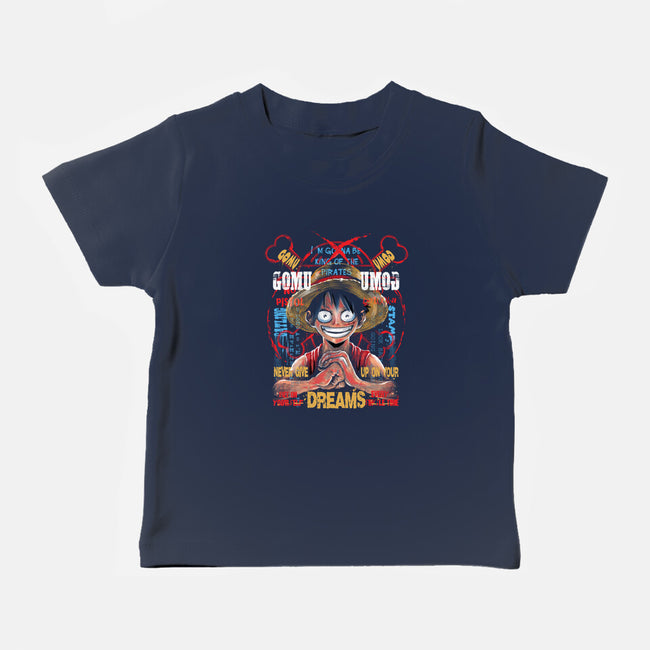 Gonna Be King Of The Pirates-Baby-Basic-Tee-zascanauta