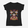 Gonna Be King Of The Pirates-Womens-V-Neck-Tee-zascanauta