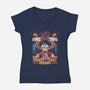 Gonna Be King Of The Pirates-Womens-V-Neck-Tee-zascanauta