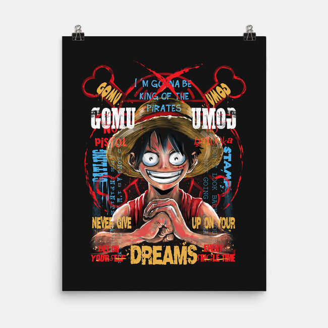 Gonna Be King Of The Pirates-None-Matte-Poster-zascanauta