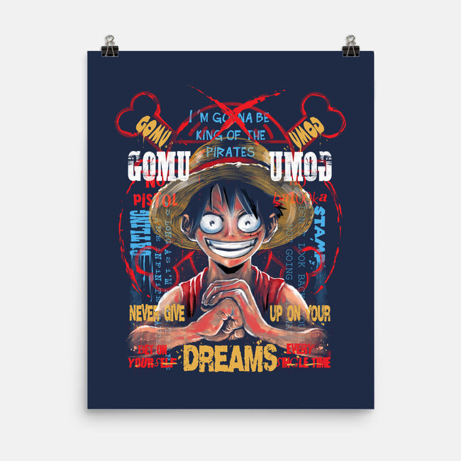 Gonna Be King Of The Pirates-None-Matte-Poster-zascanauta