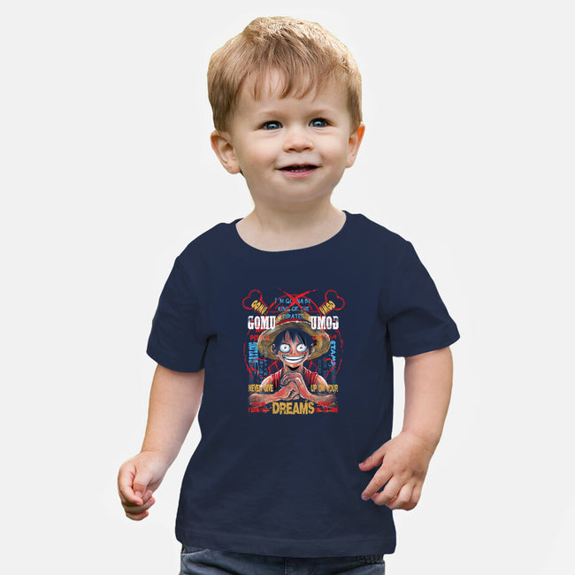 Gonna Be King Of The Pirates-Baby-Basic-Tee-zascanauta