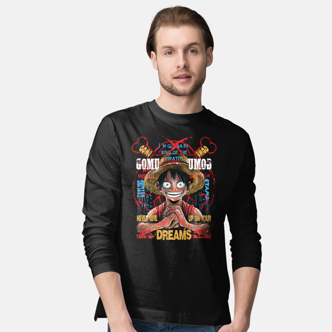 Gonna Be King Of The Pirates-Mens-Long Sleeved-Tee-zascanauta