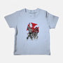 Prince Adam And Battle Cat Sumi-e-Baby-Basic-Tee-DrMonekers
