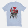 Prince Adam And Battle Cat Sumi-e-Unisex-Basic-Tee-DrMonekers