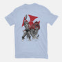 Prince Adam And Battle Cat Sumi-e-Mens-Basic-Tee-DrMonekers