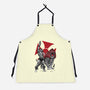 Prince Adam And Battle Cat Sumi-e-Unisex-Kitchen-Apron-DrMonekers