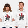 Prince Adam And Battle Cat Sumi-e-Unisex-Pullover-Sweatshirt-DrMonekers