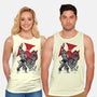 Prince Adam And Battle Cat Sumi-e-Unisex-Basic-Tank-DrMonekers