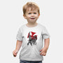 Prince Adam And Battle Cat Sumi-e-Baby-Basic-Tee-DrMonekers
