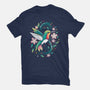 Humming Birdy-Womens-Fitted-Tee-Vallina84