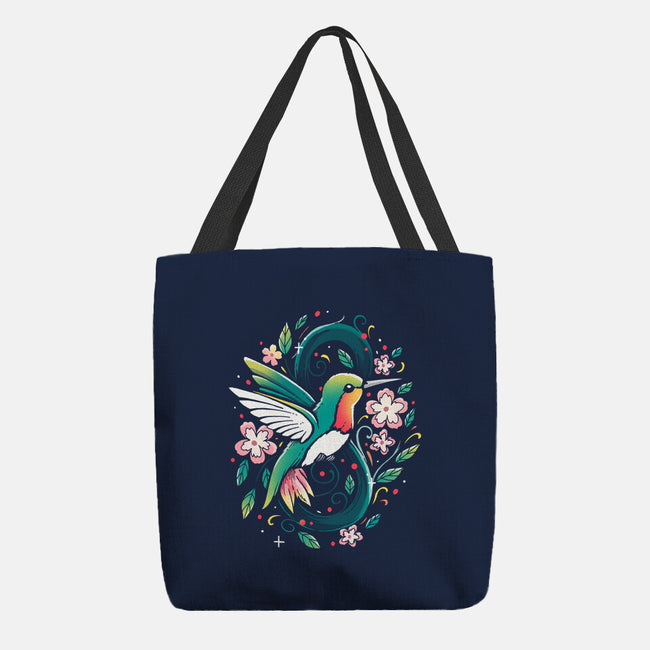 Humming Birdy-None-Basic Tote-Bag-Vallina84
