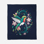 Humming Birdy-None-Fleece-Blanket-Vallina84