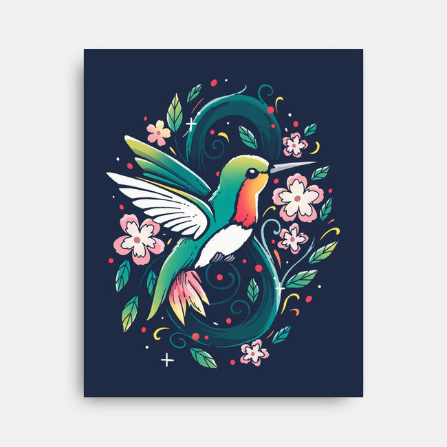 Humming Birdy-None-Stretched-Canvas-Vallina84