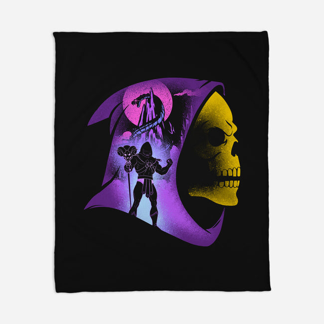 Old Skull Lord-None-Fleece-Blanket-sachpica