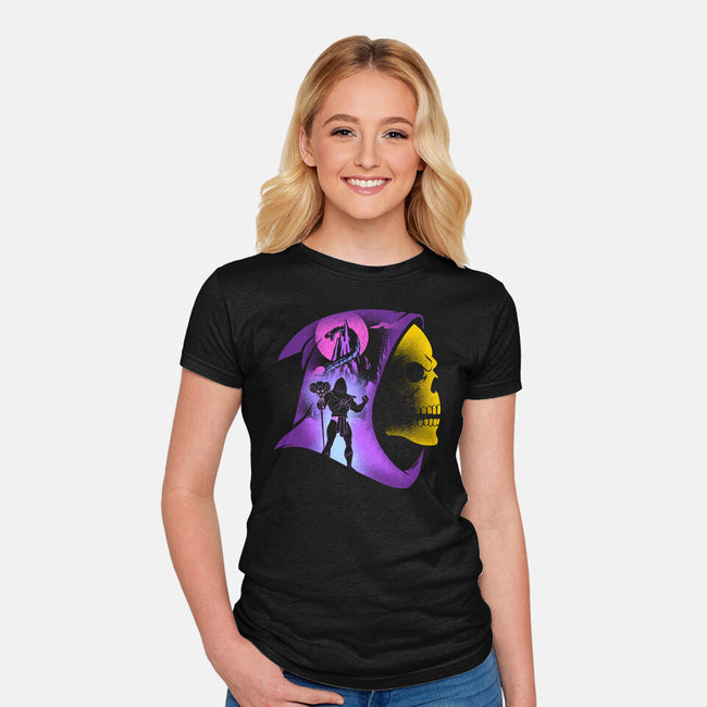 Old Skull Lord-Womens-Fitted-Tee-sachpica