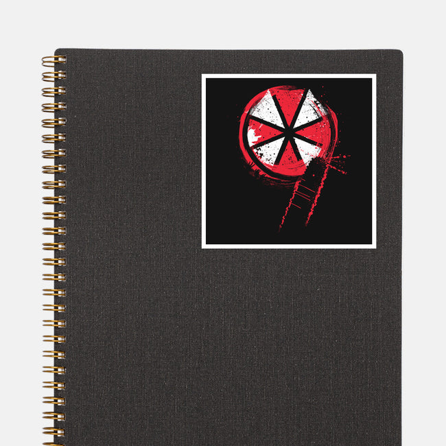 RE9 Umbrella-None-Glossy-Sticker-rocketman_art